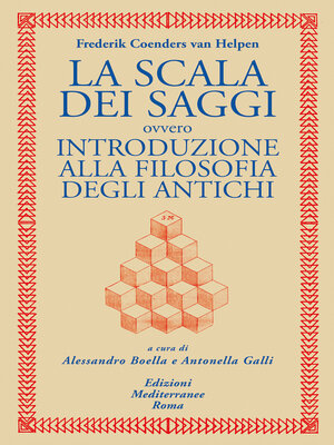 cover image of La scala dei saggi